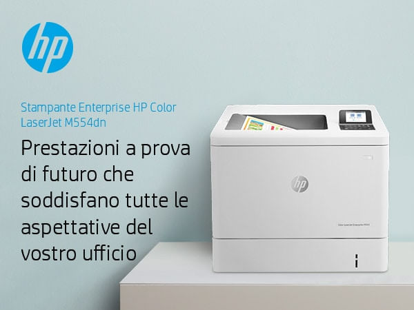 HP-Color-LaserJet-Enterprise-Stampante-Enterprise-Color-LaserJet-M554dn-Stampa-Porta-USB-frontale-Stampa-fronte-retro