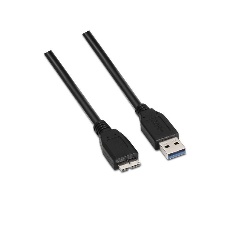 AISENS-A105-0043-cavo-USB-1-m-USB-3.2-Gen-1--3.1-Gen-1--USB-A-Micro-USB-B-Nero