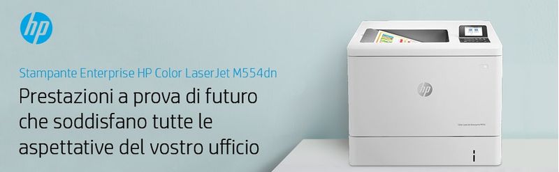 HP-Color-LaserJet-Enterprise-Stampante-Enterprise-Color-LaserJet-M554dn-Stampa-Porta-USB-frontale-Stampa-fronte-retro