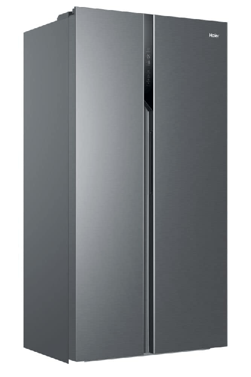 Haier SBS 90 Serie 3 HSR3918ENPG frigorifero side-by-side Libera installazione 528 L E Argento