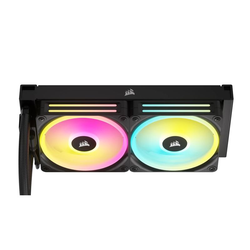 Corsair-H100I-Processore-Kit-di-raffreddamento-a-liquido-12-cm-Nero--Corsair-iCUE-LINK-H100i-240mm-RGB-Liquid-CPU-Cooler