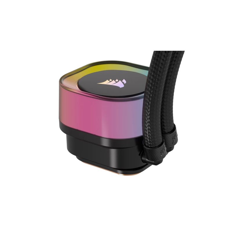 Corsair-H100I-Processore-Kit-di-raffreddamento-a-liquido-12-cm-Nero--Corsair-iCUE-LINK-H100i-240mm-RGB-Liquid-CPU-Cooler