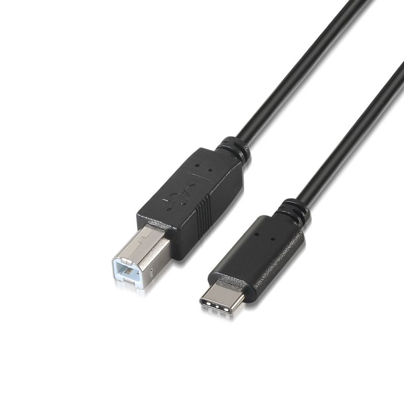 AISENS-A107-0054-cavo-USB-2-m-USB-2.0-USB-C-USB-B-Nero