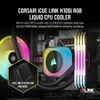 Corsair-H100I-Processore-Kit-di-raffreddamento-a-liquido-12-cm-Nero--Corsair-iCUE-LINK-H100i-240mm-RGB-Liquid-CPU-Cooler