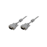 2direct Logilink - VGA-Kabel - HD-15 (M) - HD-15 (M) - 3 m - FlÃ¼gelschrauben - Grau (CV0026)