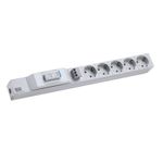 Bachmann 800.2949 4830cm (19") 1U 6xCEE7/3 1x Citel Strom 20m CEE7/7 (800.2949)