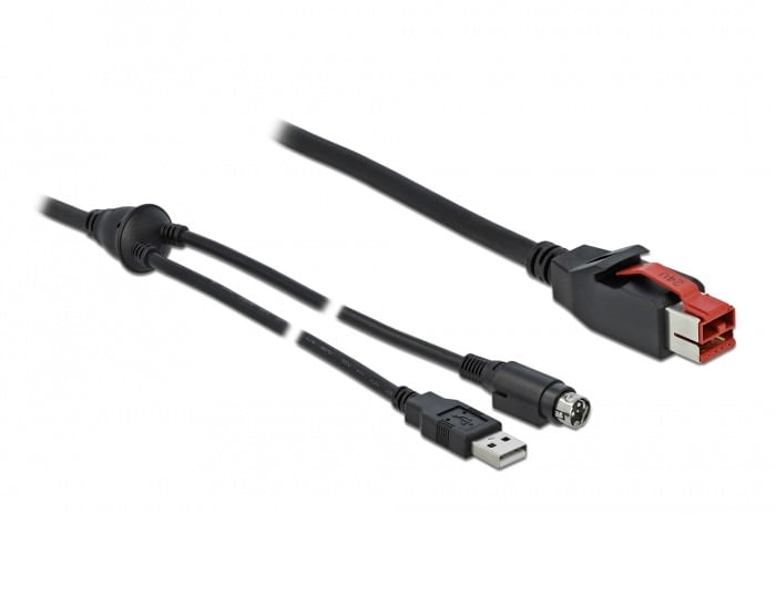 Delock---Cavo-USB-alimentato---USB-PlusPower--24-V---M--a-USB-Mini--Din--M--30m---Black--85942--corrente--85942-