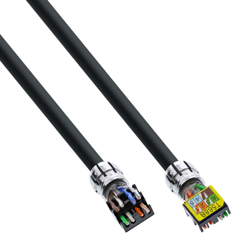 Cavo-patch---U-UTP---Cat.6A---senza-alogeni---rame-AWG23---nero---50-m
