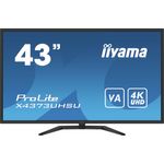 Iiyama ProLite X4373UHSU-B1 Monitor PC 108 cm (42.5") 3840 x 2160 Pixel 4K Ultra HD Nero