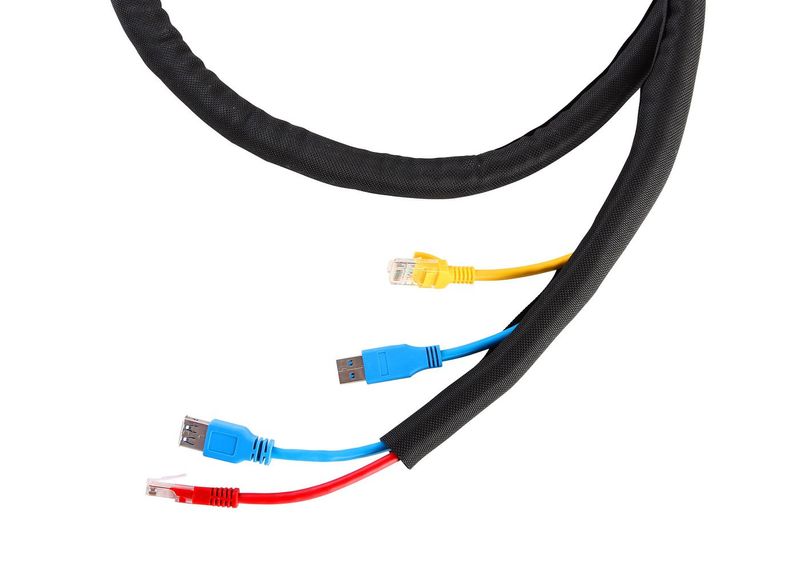 Vivolink-VLSC252500-guaina-per-cavo-Nero--Flexible-cablesock-AÆAaAaAA¸25mm-black-