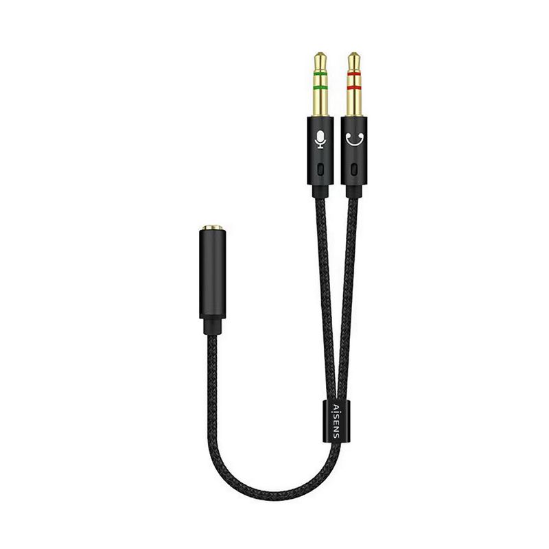 AISENS-A128-0418-cavo-audio-025-m-2-x-3.5mm-3.5mm-Nero