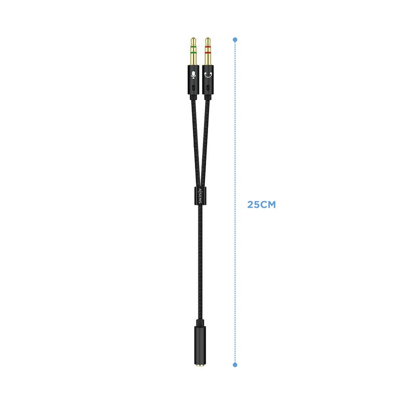 AISENS-A128-0418-cavo-audio-025-m-2-x-3.5mm-3.5mm-Nero