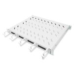 Digitus Ripiano per Armadi Rack 19'' con Gestione Cavi per Armadi 600mm Colore Grigio
