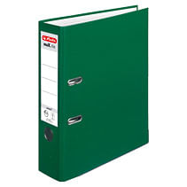 Cartella-Herlitz-dorso-larghezza-8-cm-DIN-A4-plastica-verde