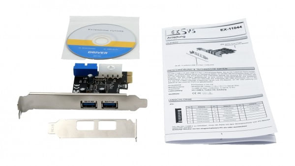 Scheda-PCI-E-USB-3.2-Gen-1---2int-2ex-incl.-staffa-LowProfile-2xint.-2xext.P.