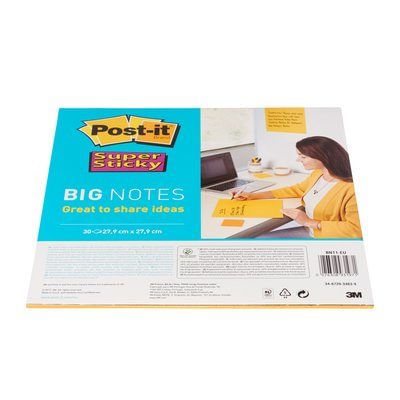 Post-itAÆA¢a¬A¡AaAA®-Jumbo-Sticky-Notes-Post-it-Big-Notes-279-cm-GB-Giallo