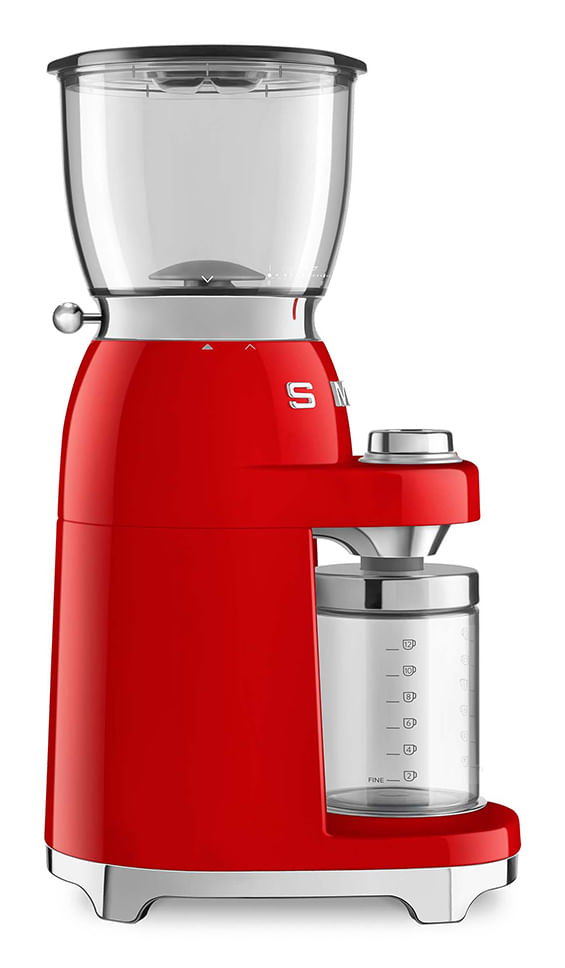 MacinacaffA--SMEG-CGF11RDEU-stile-anni--50-Rosso