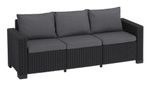 CALIFORNIA-SOFA-3-SEATER-CON-CUSCINI-SEDUTA-SCHIENALE---198X68X715H---ROUND-WICKER-6-MM---GRAFITE-------