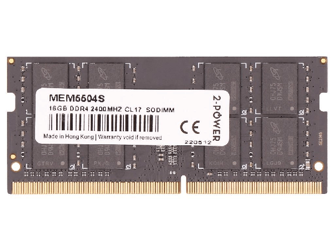 2Power 16GB DDR4 2400MHz CL17 SODIMM