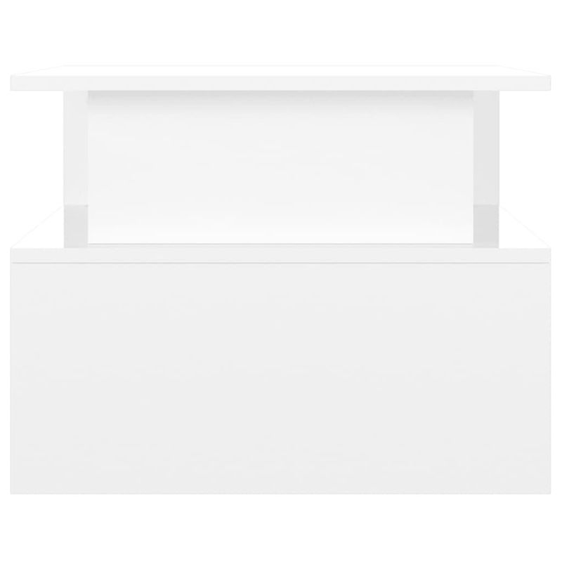 vidaXL-Tavolino-Salotto-Bianco-Lucido-90x55x425-cm-Legno-Multistrato