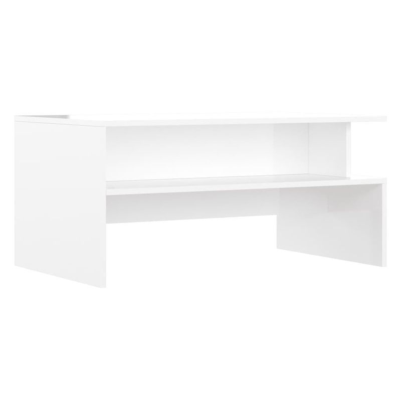 vidaXL-Tavolino-Salotto-Bianco-Lucido-90x55x425-cm-Legno-Multistrato