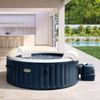 Intex-28430EX-PureSpa-Vasca-Idromassaggio-Gonfiabile-Bubble-Massage-4-posti-140-Getti-Riscaldatore-PVC-Blu-Navy-196x71-cm-Con-Accessori-4-posti-Blu-Navy