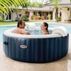 Intex-28430EX-PureSpa-Vasca-Idromassaggio-Gonfiabile-Bubble-Massage-4-posti-140-Getti-Riscaldatore-PVC-Blu-Navy-196x71-cm-Con-Accessori-4-posti-Blu-Navy