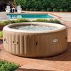 Intex-28426EX-PureSpa-Vasca-Idromassaggio-Gonfiabile-Bubble-Massage-4-posti-120-Getti-Riscaldatore-PVC-Beige-196x71-cm-Con-Accessori-4-posti-Beige