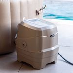 Intex-28426EX-PureSpa-Vasca-Idromassaggio-Gonfiabile-Bubble-Massage-4-posti-120-Getti-Riscaldatore-PVC-Beige-196x71-cm-Con-Accessori-4-posti-Beige
