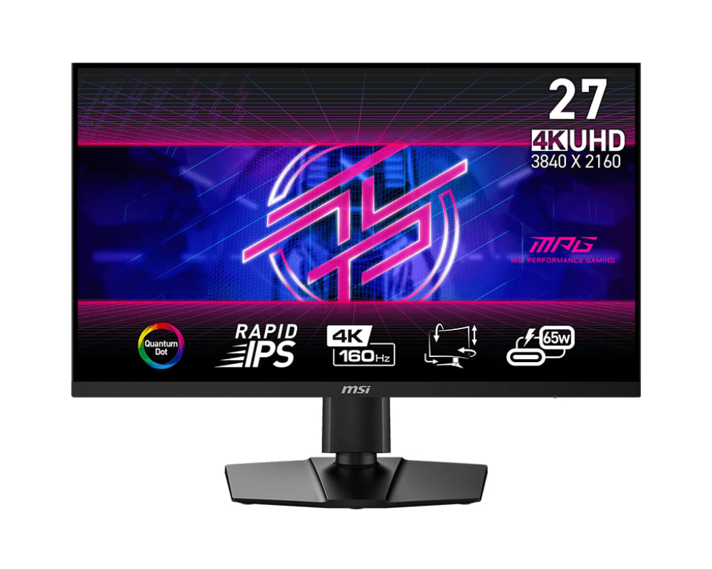 MSI MPG 274URFDE QD Monitor PC 68,6 cm (27") 3840 x 2160 Pixel 4K Ultra HD LCD Nero