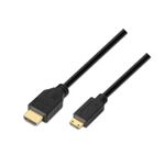 AISENS A119-0114 cavo HDMI 1,8 m HDMI tipo A (Standard) HDMI Type C (Mini) Nero