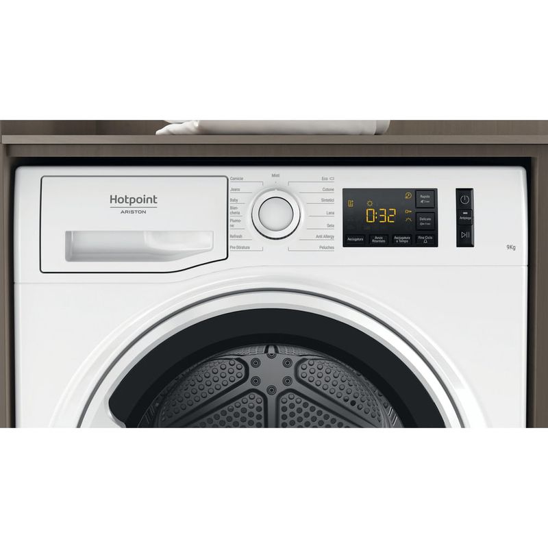 Asciugatrice-Hotpoint-Ariston-NTM1192WKITR---9-kg-Pompa-di-Calore-A--
