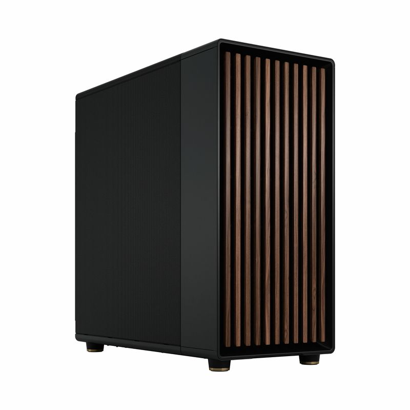 Fractal-Design-North-XL-Charcoal-Black--Black-Solid--Case-E-ATX-Fine-Mesh-Side-3-PWM-Fans-USB-C-Walnut-Front