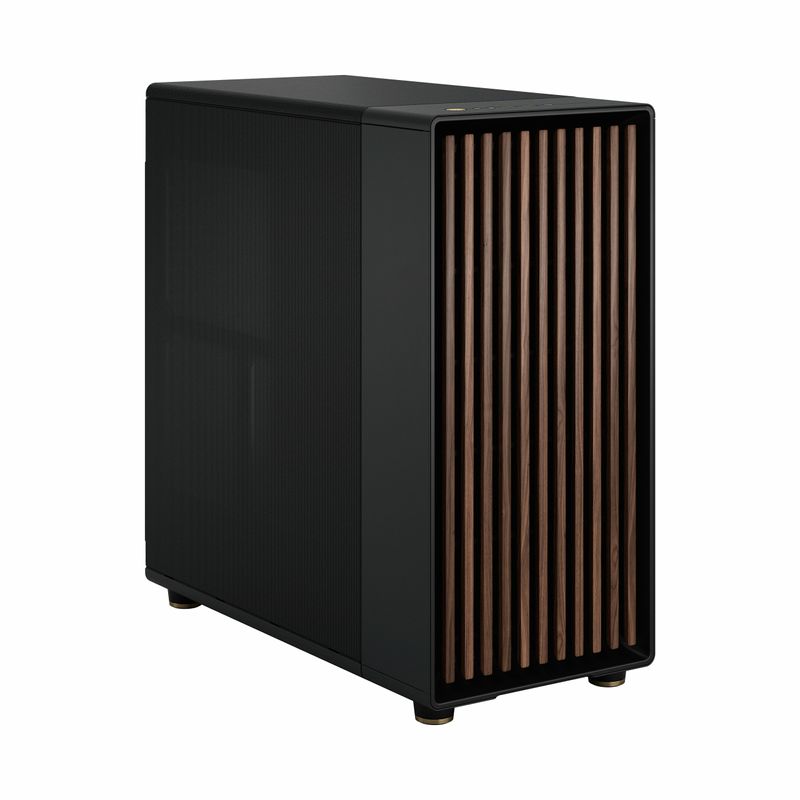 Fractal-Design-North-XL-Charcoal-Black--Black-Solid--Case-E-ATX-Fine-Mesh-Side-3-PWM-Fans-USB-C-Walnut-Front