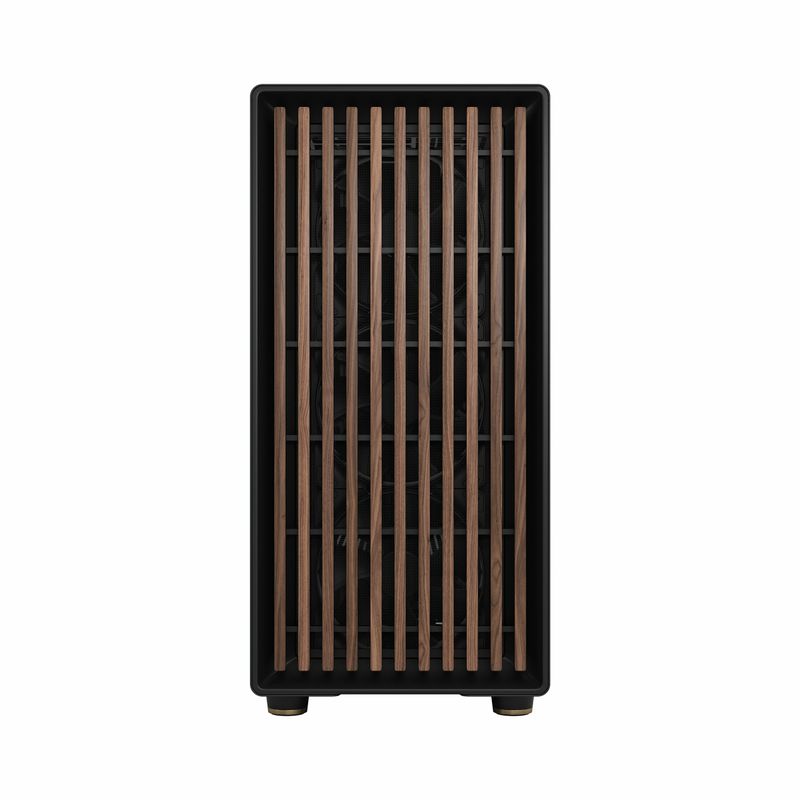 Fractal-Design-North-XL-Charcoal-Black--Black-Solid--Case-E-ATX-Fine-Mesh-Side-3-PWM-Fans-USB-C-Walnut-Front