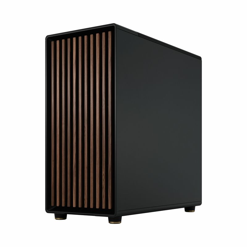 Fractal-Design-North-XL-Charcoal-Black--Black-Solid--Case-E-ATX-Fine-Mesh-Side-3-PWM-Fans-USB-C-Walnut-Front