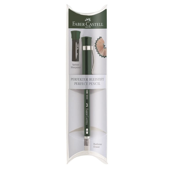 SET-REGALO-MATITA-GRAFITE-CASTELL-9000-EXTENDER-FABER-CASTELL