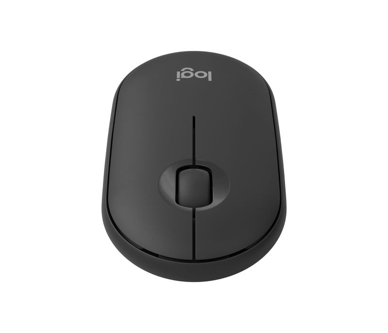 Logitech-Pebble-Mouse-2-M350s-wireless-Bluetooth-sottile-portatile-leggero-personalizzabile-clic-discreti-Easy-Switch-per-Windows-macOS-iPadOS-Android-Chrome-OS---Grafite