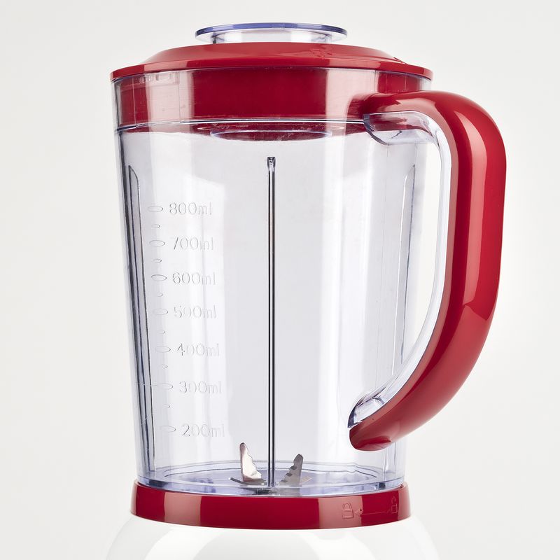 Girmi-FR27-Frullatore-350-Watt-1-Litro-6-Lame-Bianco-Rosso