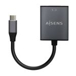 Aisens-Conversor-Aluminio-USB-C-a-VGA---USB-C-M-Hdb15-H---15cm---Color-Gris