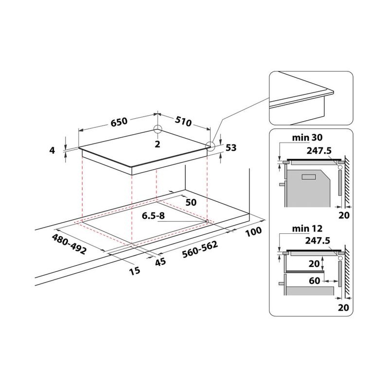 Whirlpool-SMO-654-OF-BT-IXL-Nero-Da-incasso-Piano-cottura-a-induzione-4-Fornello-i-