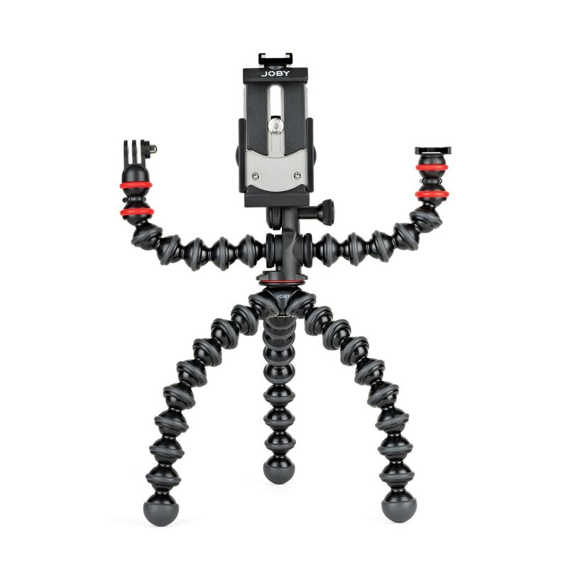 Joby-GorillaPod-Mobile-Rig-treppiede-Smartphone-Tablet-3-gamba-gambe-Nero-Corallo