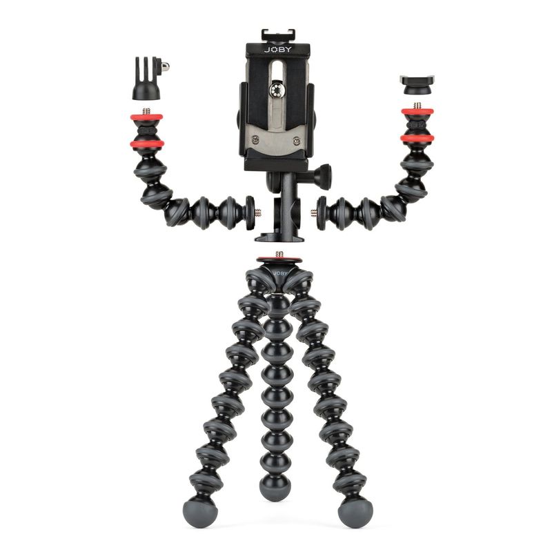 Joby-GorillaPod-Mobile-Rig-treppiede-Smartphone-Tablet-3-gamba-gambe-Nero-Corallo