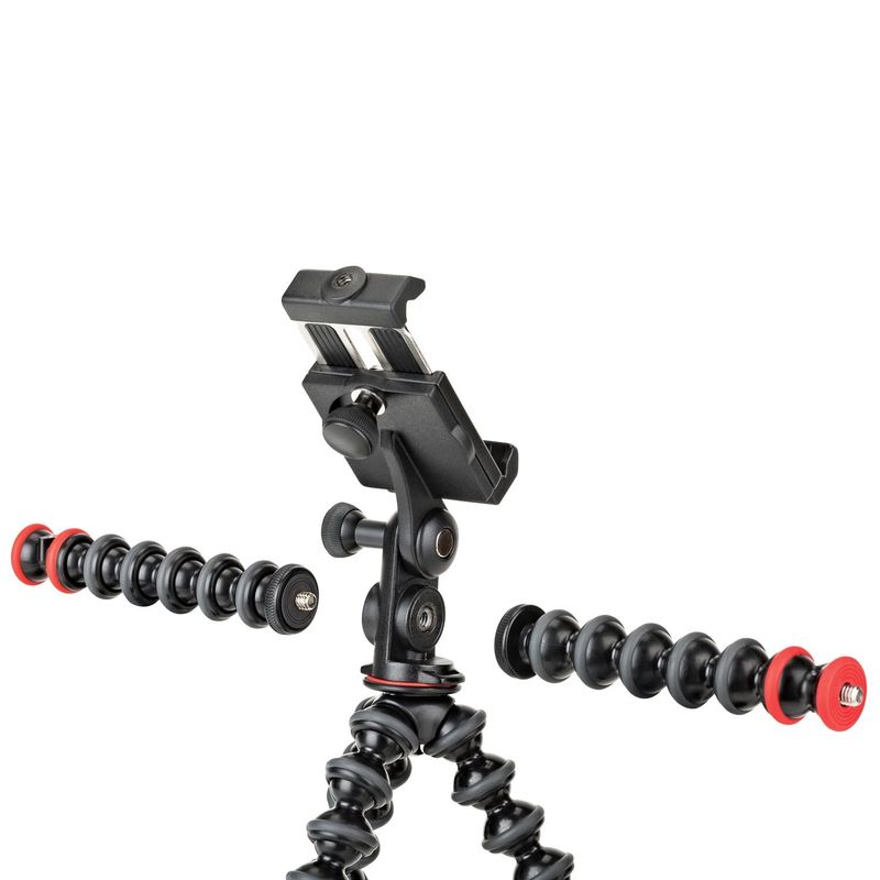 Joby-GorillaPod-Mobile-Rig-treppiede-Smartphone-Tablet-3-gamba-gambe-Nero-Corallo