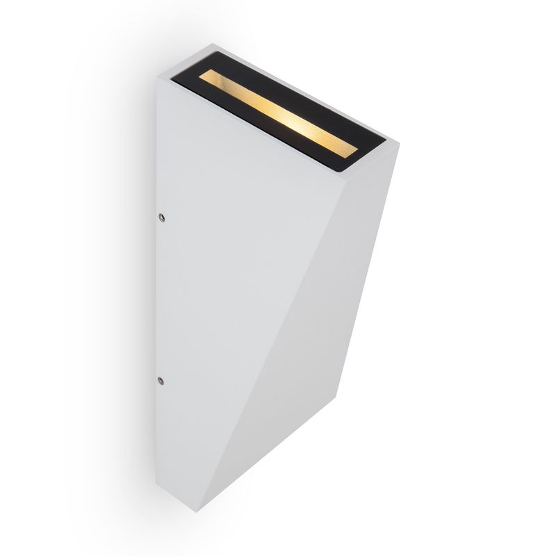 Lampada-Da-Parete-Moderna-Per-Esterno-Metallo-Bianco-Luce-Led-6W-Ip54