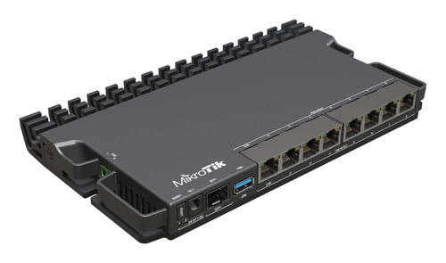 MikroTik RB5009UPr+S+IN | Router | 7x RJ45 1000Mb/s PoE, 1x RJ45 2.5Gb/s PoE, 1x SFP+, 1x USB 3.0