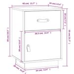 Comodini-Neri-2-pz-40x34x55-cm-in-Legno-Massello-di-Pino