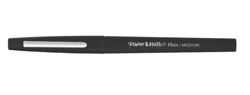 Value-pack-30-6-pennarello-Flair-nylon-nero-punta-1.1mm-Papermate