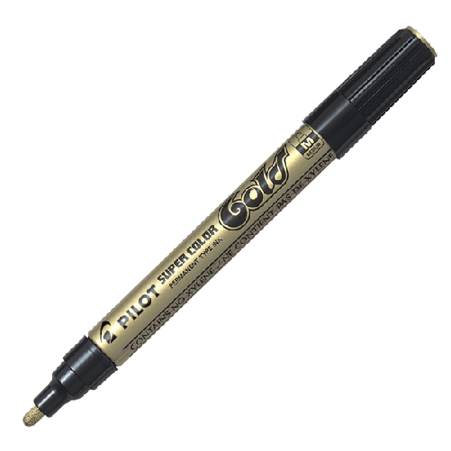 Marcatore-SUPER-COLOR-punta-media-vernice-gold-PILOT