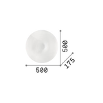 Plafoniera-Moderna-Glory-Vetro-Bianco-3-Luci-E27-D50Cm